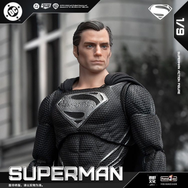FondJoy  Black Superman 2.0 (1/9 Scale Action Figure)