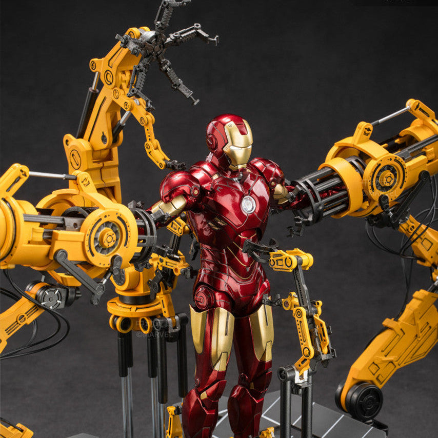 ZD Toys Iron Man Mark 4 & Suit Up Gantry 1:10 Scale Collectible Figure