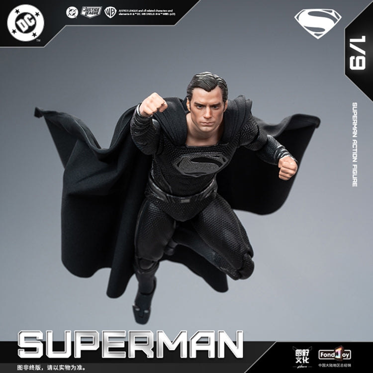 FondJoy  Black Superman 2.0 (1/9 Scale Action Figure)