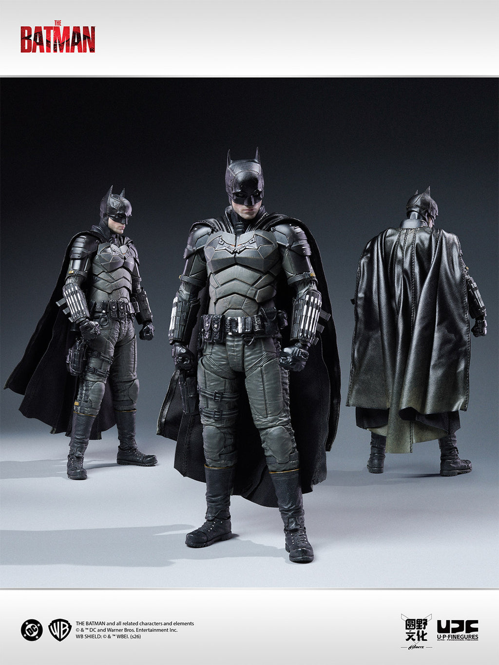U-P Figurines ( LPZZ ) New The Batman (Pattinson Batman) 1/12 Scale Action Figure (Pre-Order)