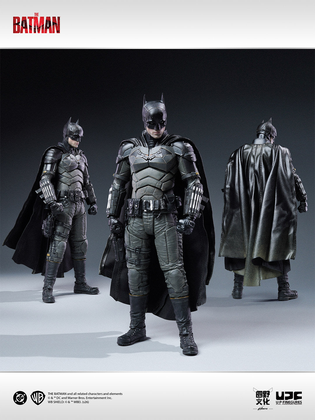 U-P Figurines ( LPZZ ) New The Batman (Pattinson Batman) 1/12 Scale Action Figure (Pre-Order)