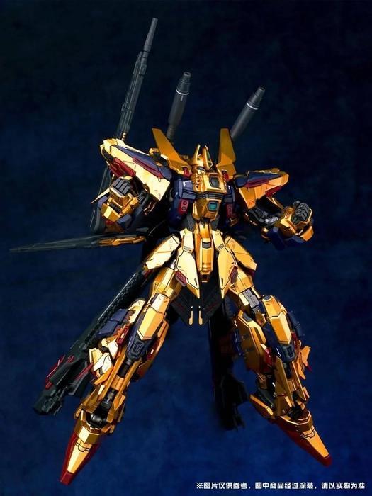 Shenma model 1/100 MG Golden Warrior Model Kit （With Metal Frame）