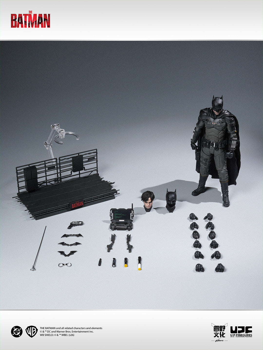 U-P Figurines ( LPZZ ) New The Batman (Pattinson Batman) 1/12 Scale Action Figure (Pre-Order)
