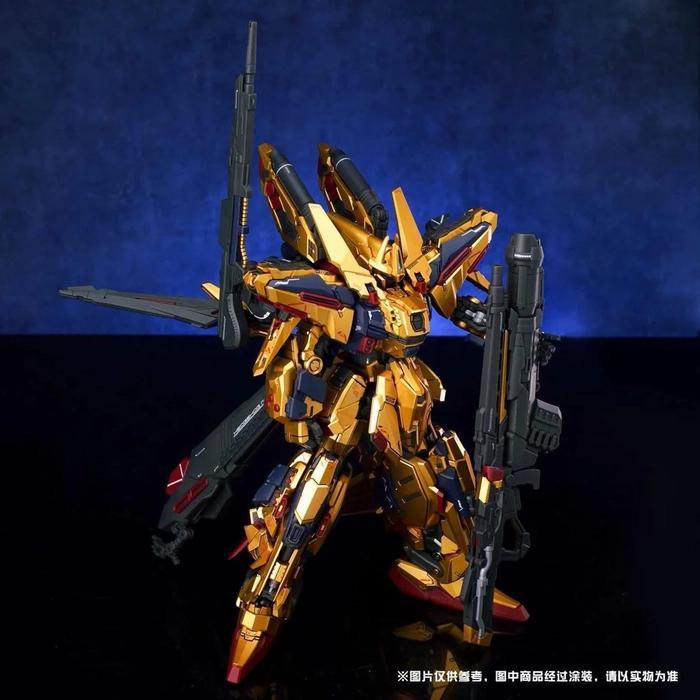 Shenma model 1/100 MG Golden Warrior Model Kit （With Metal Frame）