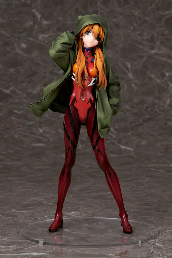 Evangelion: 3.0+1.0 Thrice Upon A Time Asuka Shikinami Langley: Hoodie Ver. 1/7 Scale Figure
