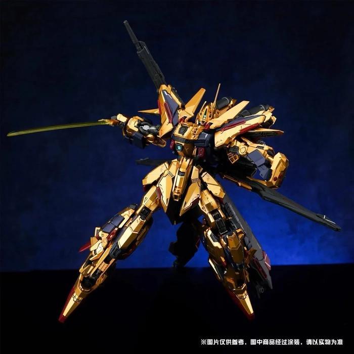 Shenma model 1/100 MG Golden Warrior Model Kit （With Metal Frame）