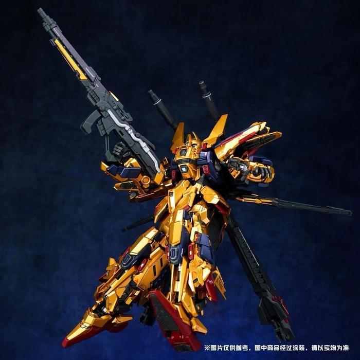 Shenma model 1/100 MG Golden Warrior Model Kit （With Metal Frame）
