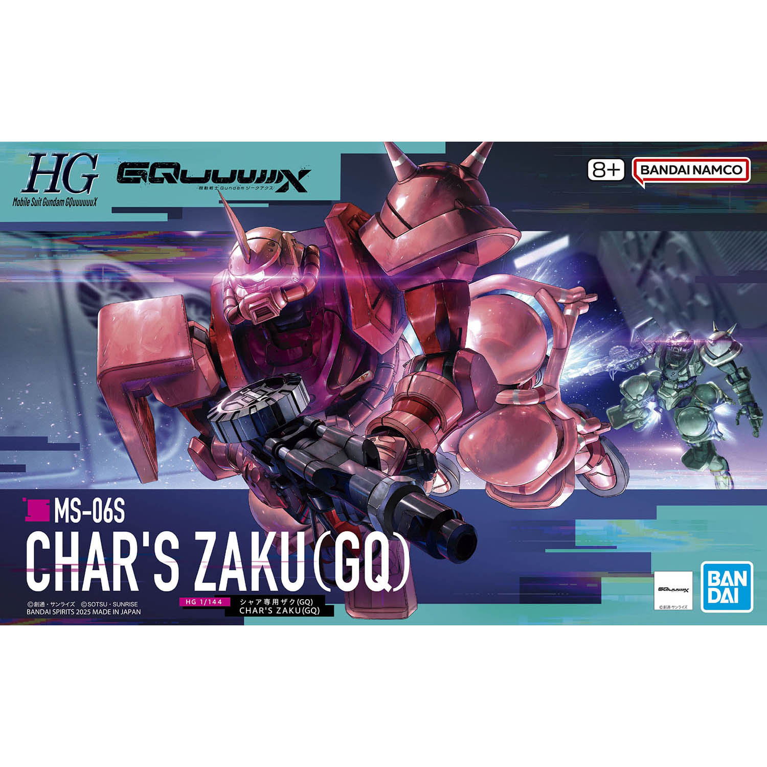 HG 1/144 CHAR’S ZAKU(GQ)