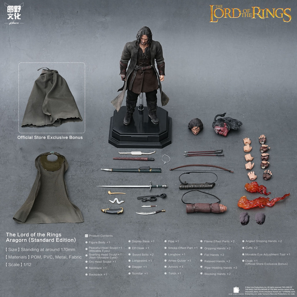 U-P Figurines ( LPZZ )X Nottaa Collections-Aragorn-The Lord of the Rings: The Two Towers 1/12 Collectible Action Figure (Standard) (Pre-Order)