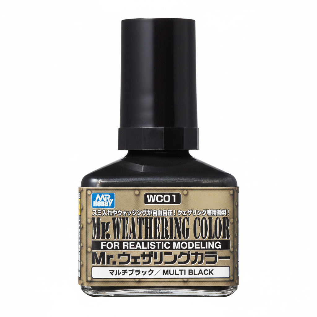 Mr. Weathering Color - Multi Black