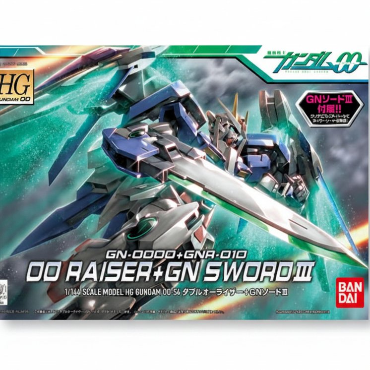 HG 1/144 #54 OO Raiser + GN Sword