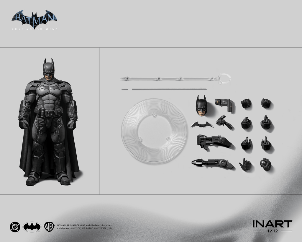 INART – Batman (Batman: Arkham Origins) 1/12 Action Figure (Pre-Order)