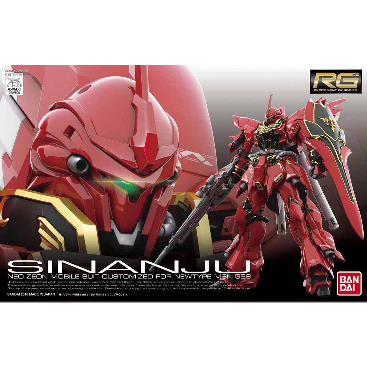 RG 1/144 MSN-06S SINANJU – The Hobby Pilot