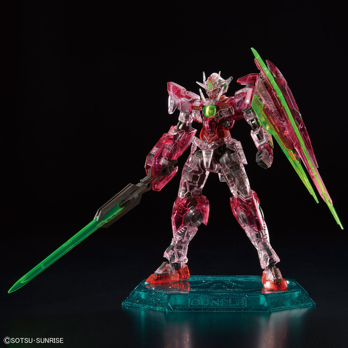(P.B)RG 1/144 THE GUNDAM BASE LIMITED 00 QAN[T][TRANS-AM CLEAR]