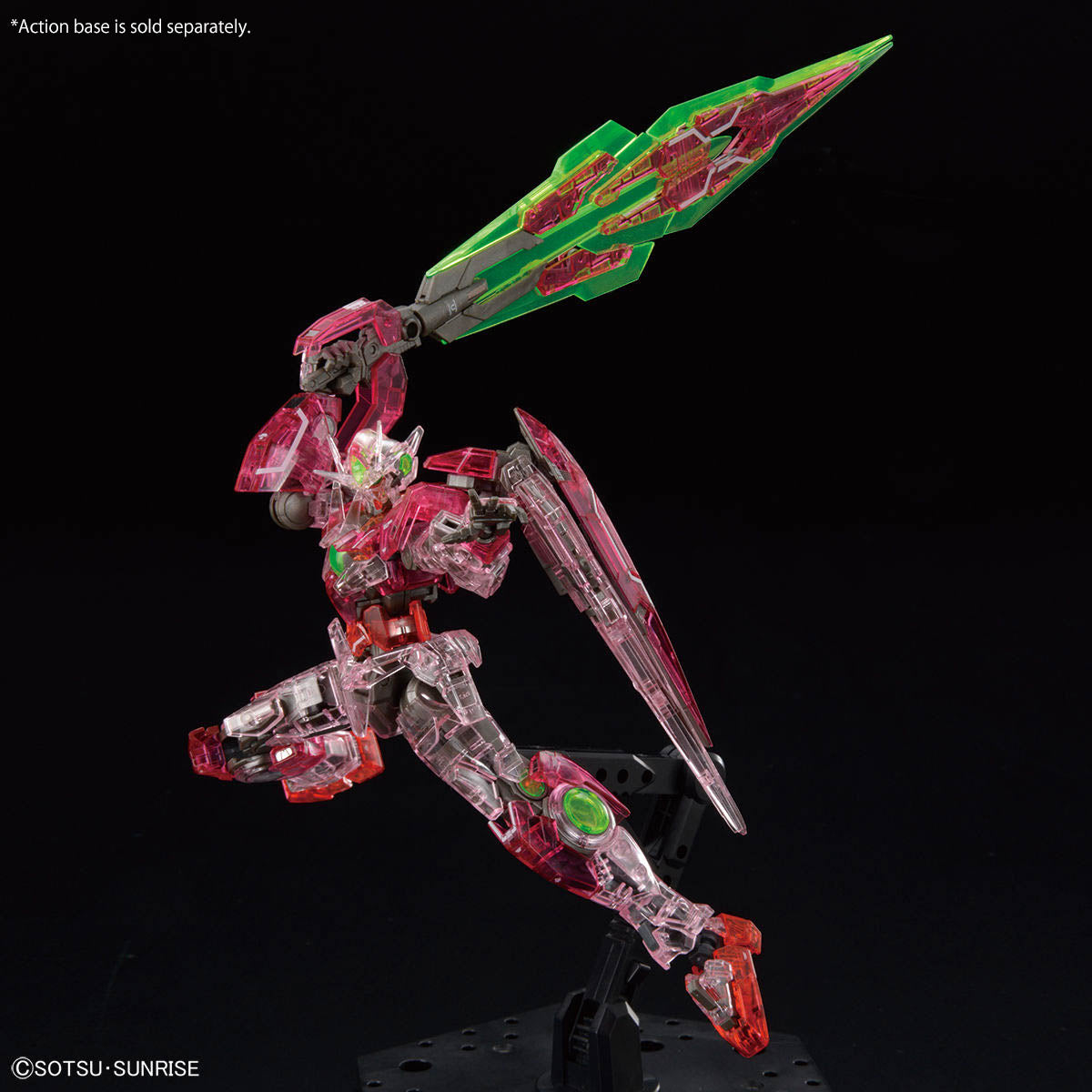 (P.B)RG 1/144 THE GUNDAM BASE LIMITED 00 QAN[T][TRANS-AM CLEAR]