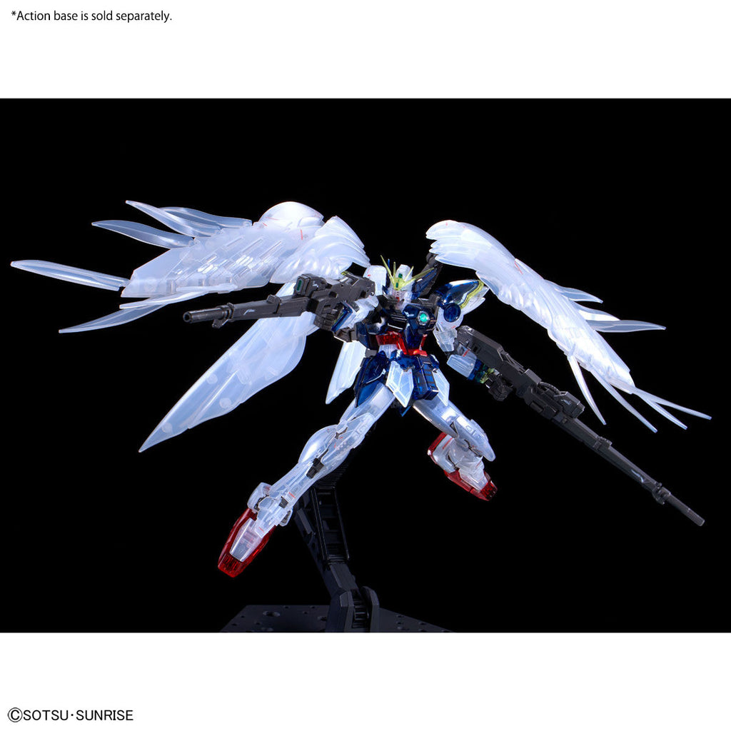 RG 1/144 THE GUNDAM BASE LIMITED WING GUNDAM ZERO EW [CLEAR COLOR]