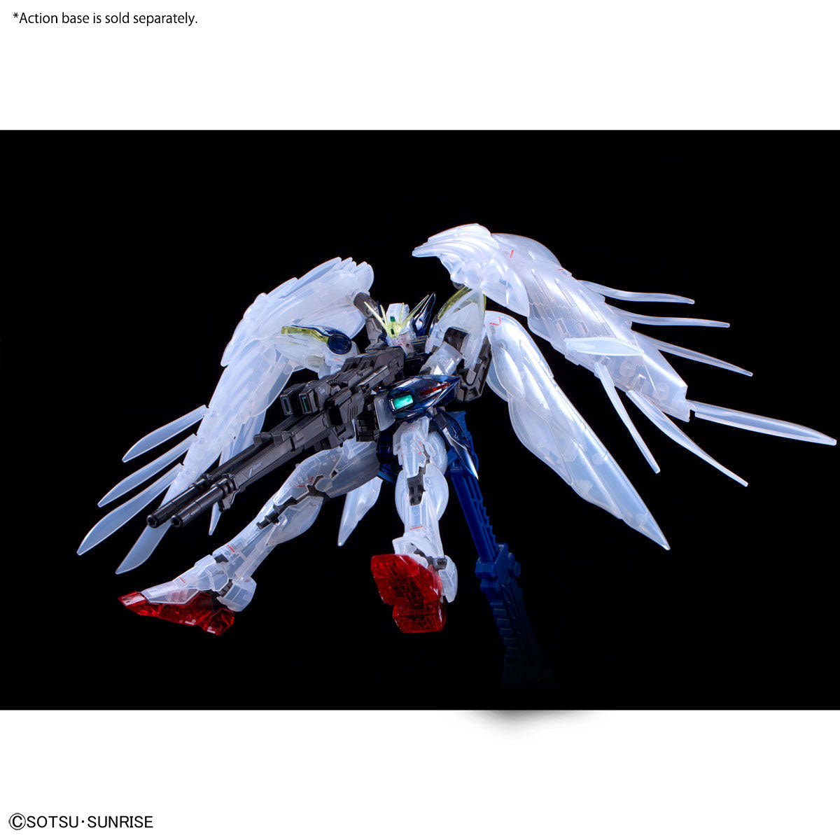 RG 1/144 THE GUNDAM BASE LIMITED WING GUNDAM ZERO EW [CLEAR COLOR]