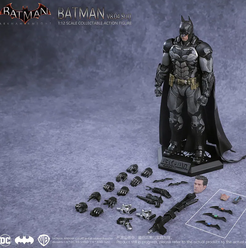 U-P-Finegures (LPZZ) 1/12 Arkham Knight Batman  Collectible Action Figure