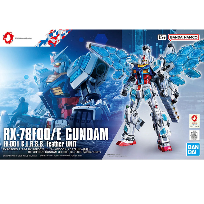 1/144 RX-78F00/E GUNDAM （EX-001 G.L.R.S.S. Feather UNIT）