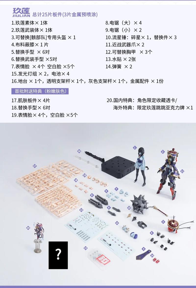 HeMoXian 1/12 Zombie Girl Jiulian Model Kit