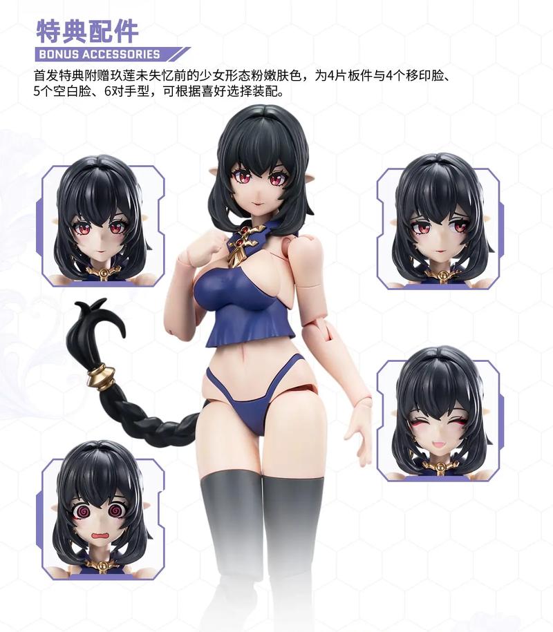 HeMoXian 1/12 Zombie Girl Jiulian Model Kit