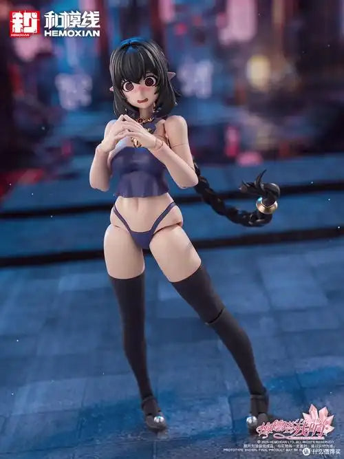 HeMoXian 1/12 Zombie Girl Jiulian Model Kit