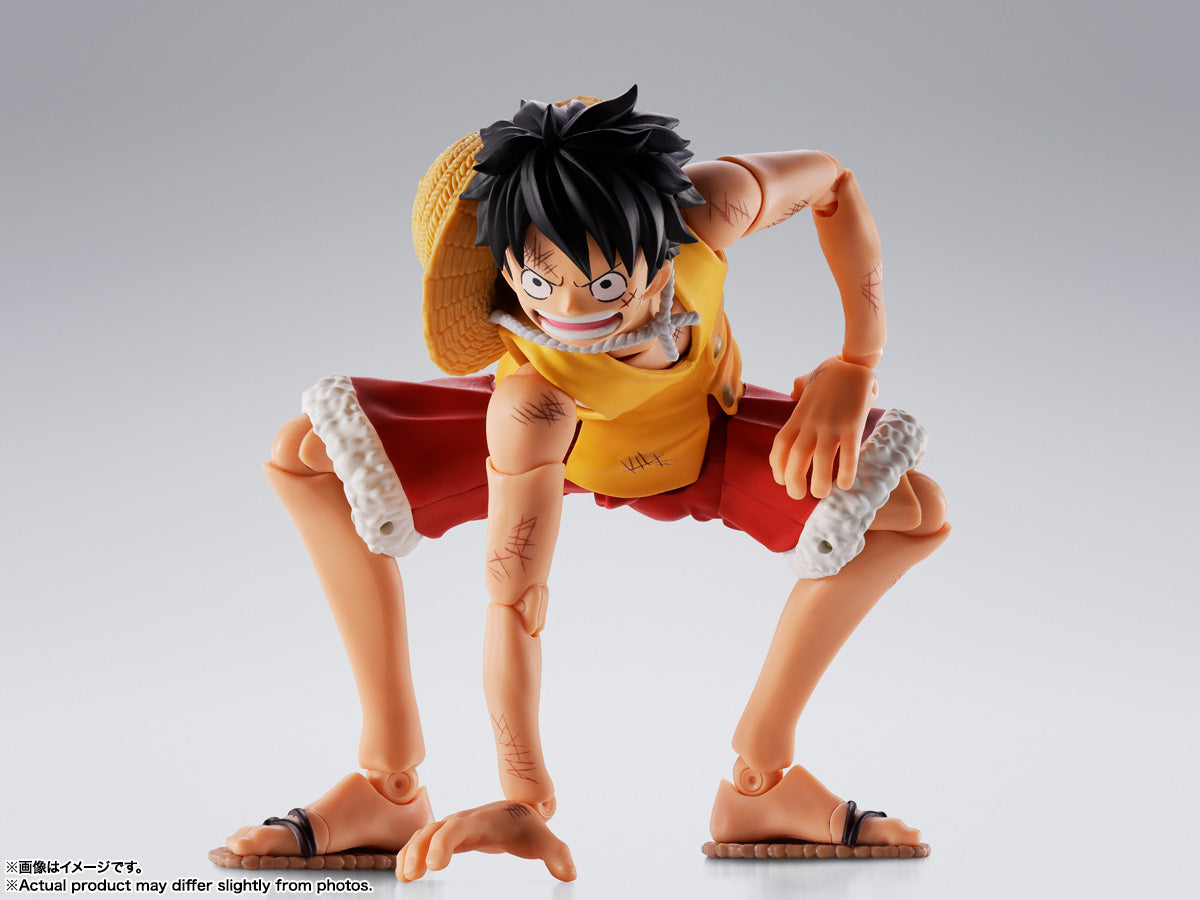 S.H.Figuarts -One Piece-MONKEY.D.LUFFY -MARINEFORD-