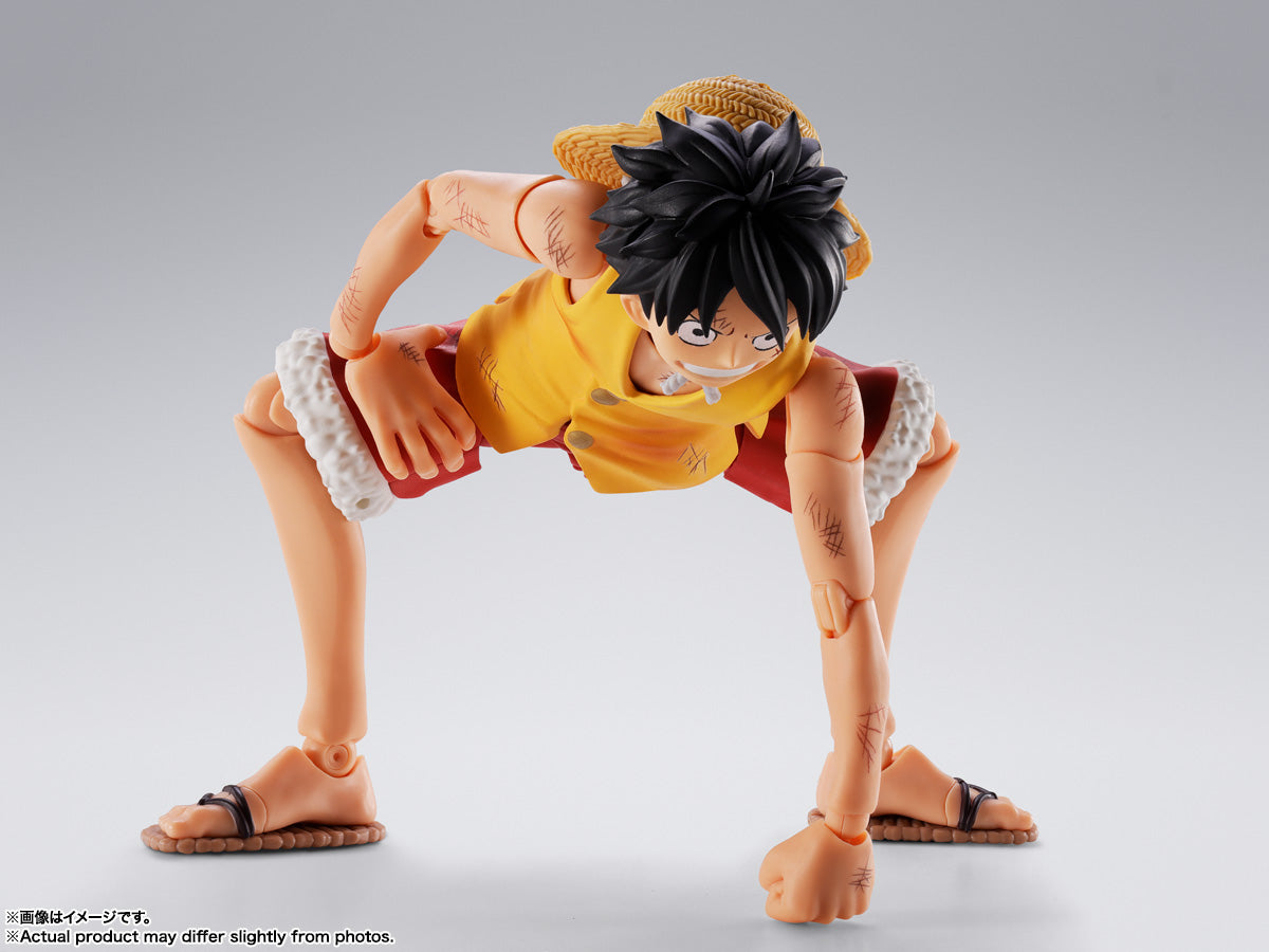 S.H.Figuarts -One Piece-MONKEY.D.LUFFY -MARINEFORD-