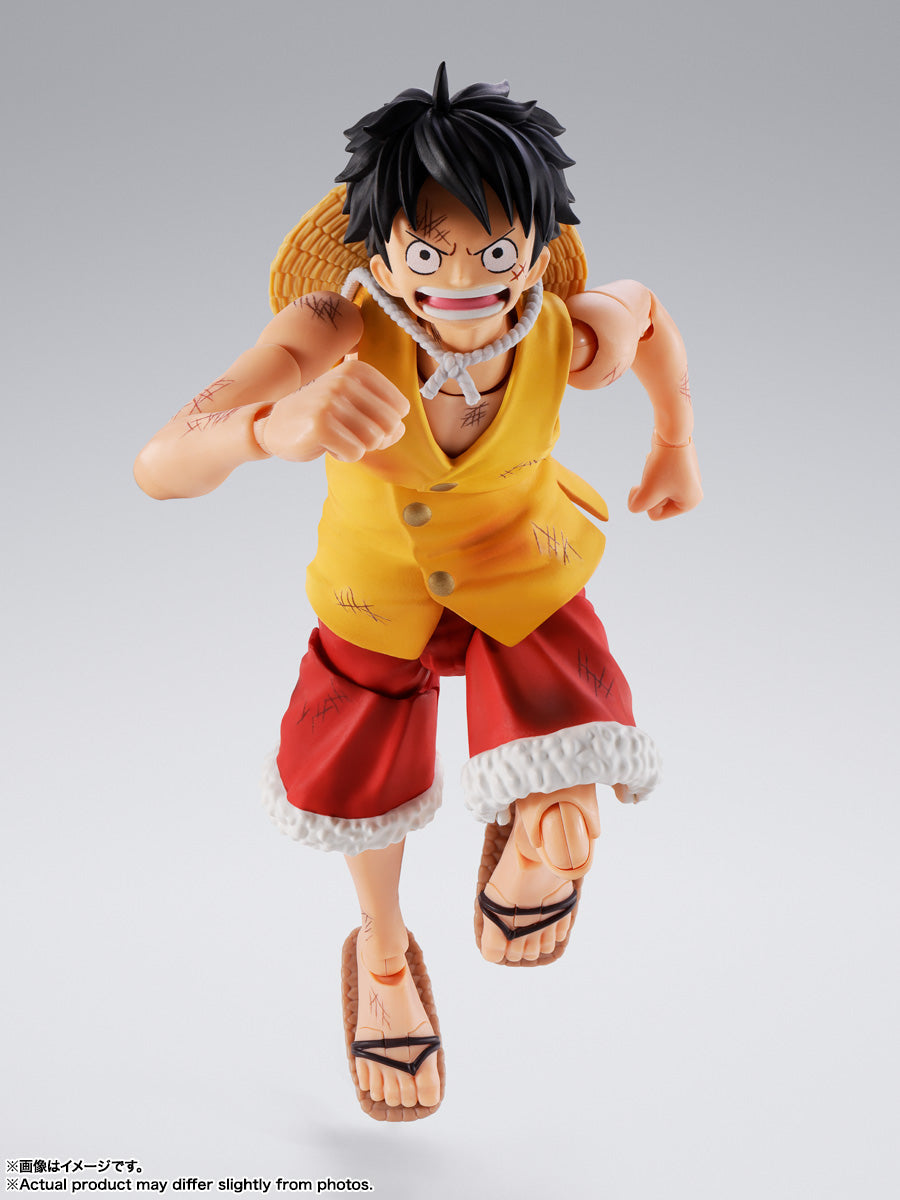 S.H.Figuarts -One Piece-MONKEY.D.LUFFY -MARINEFORD-