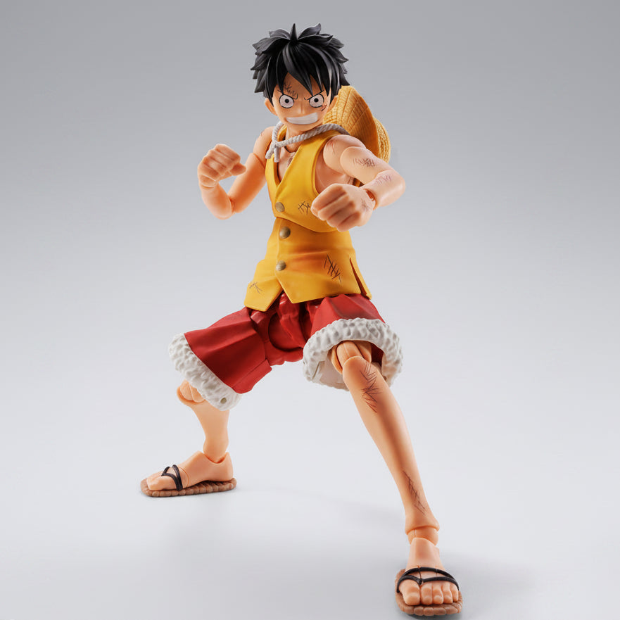 S.H.Figuarts -One Piece-MONKEY.D.LUFFY -MARINEFORD-