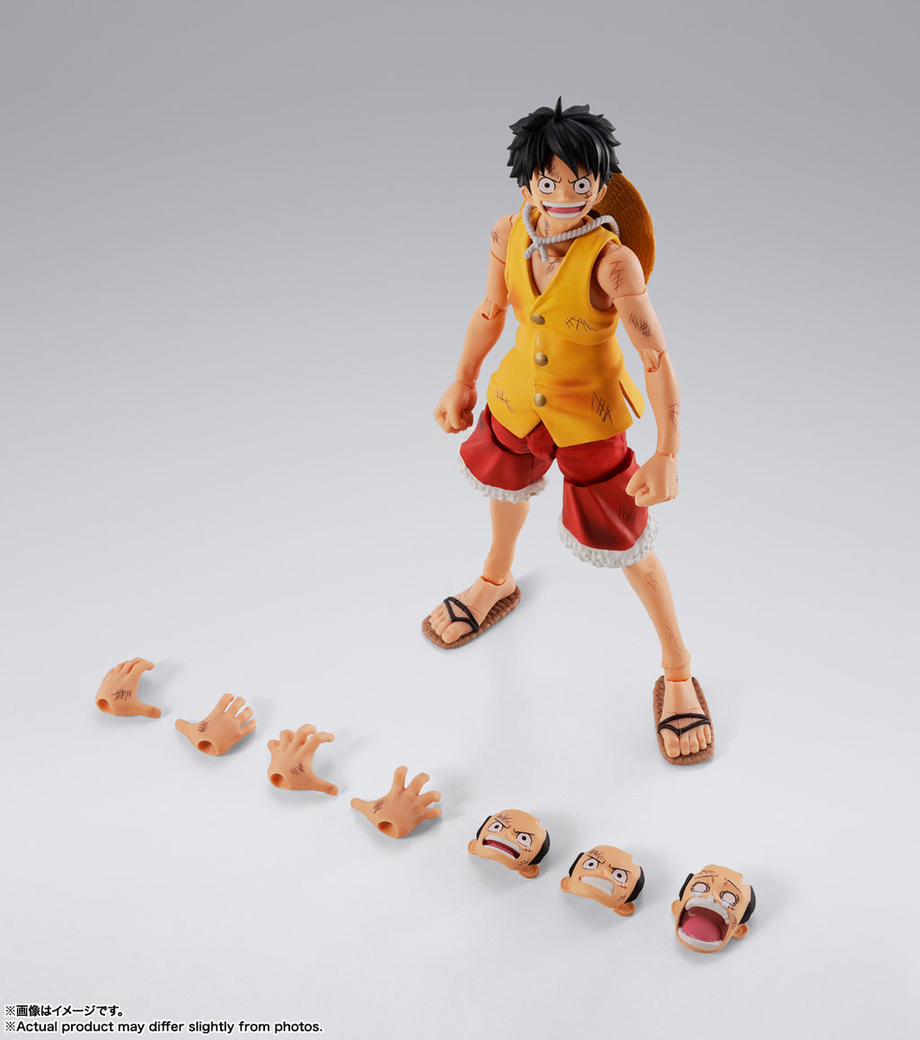 S.H.Figuarts -One Piece-MONKEY.D.LUFFY -MARINEFORD-