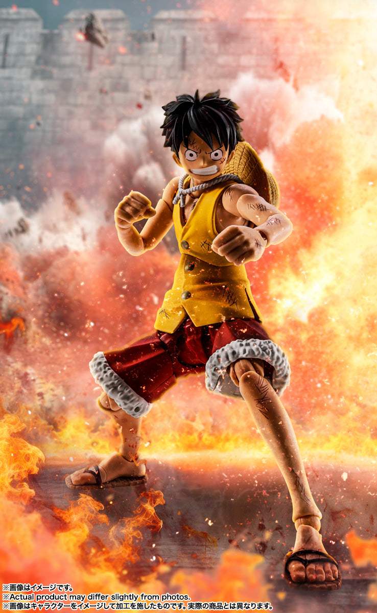 S.H.Figuarts -One Piece-MONKEY.D.LUFFY -MARINEFORD-