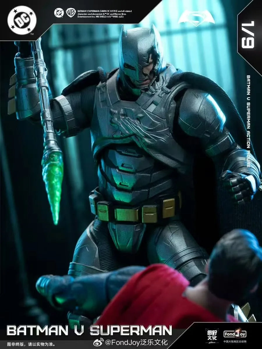 Fondjoy, BVS Set. Armored Batman vs Battle Damaged Superman , 1/9 Scale Action Figure